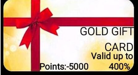 Gold Gift Card