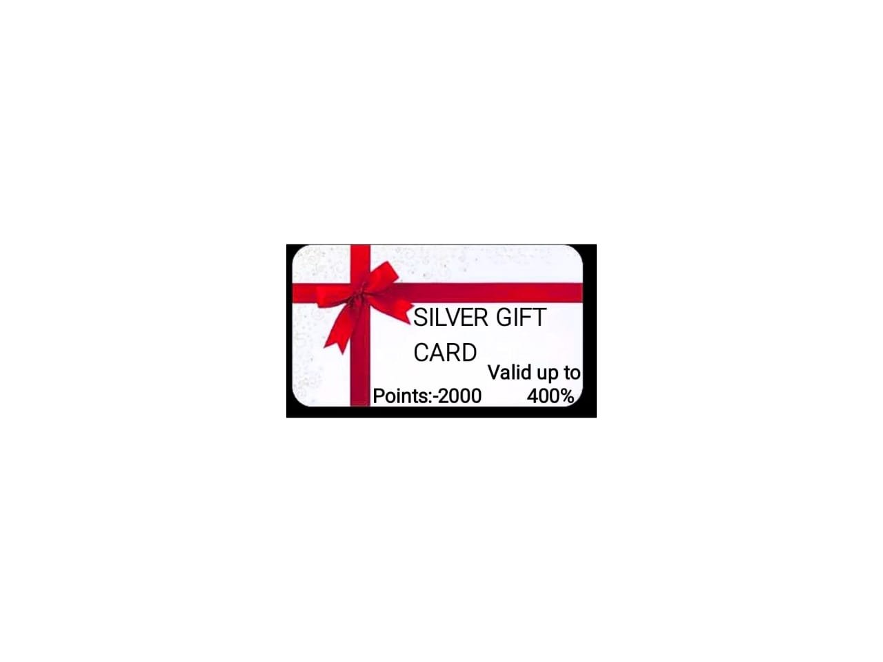 Silver Gift Card